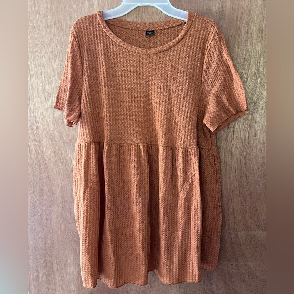Orange Maternity Shirt